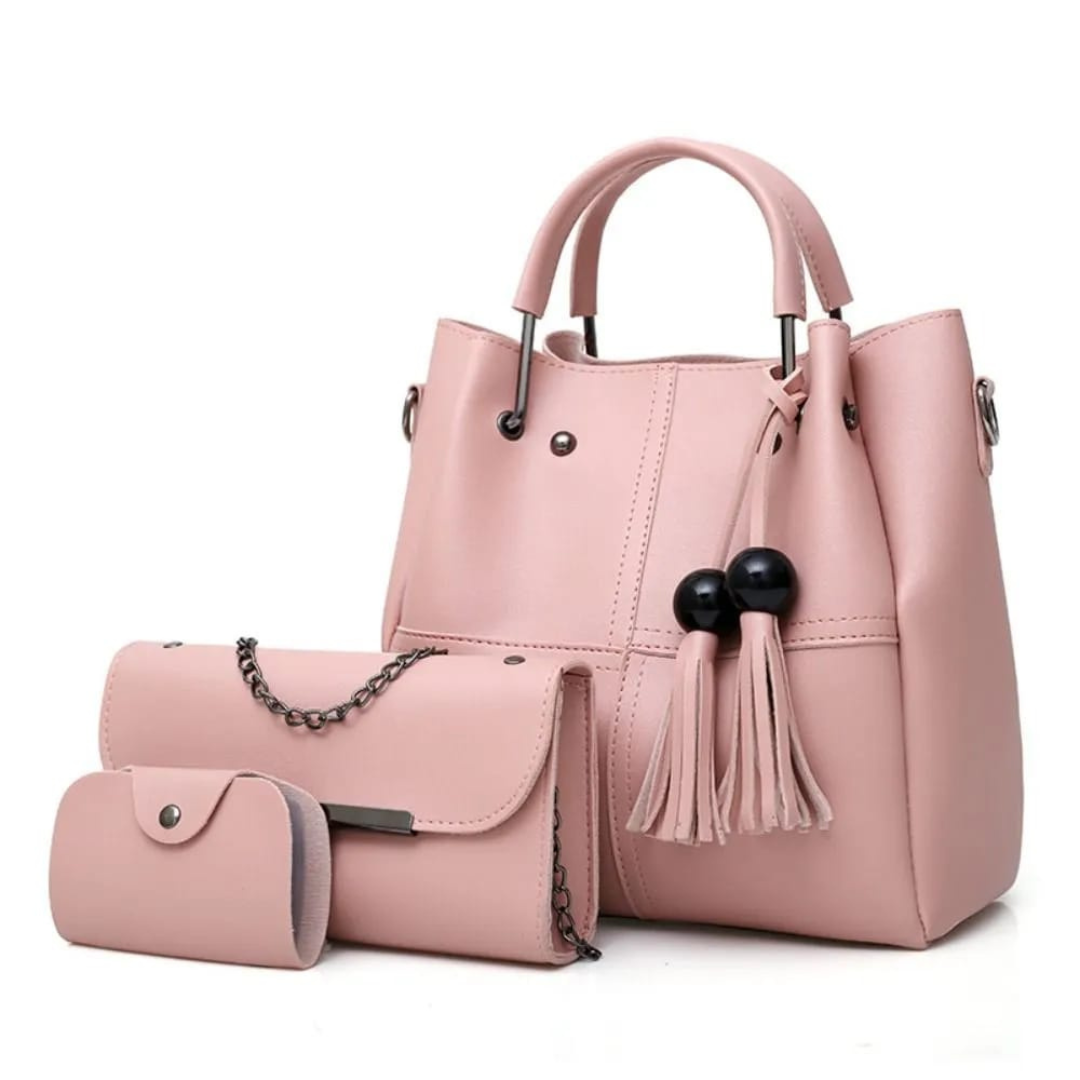 ✨Imperium Classic 3 Pcs Handbag Set (Pink)✨
