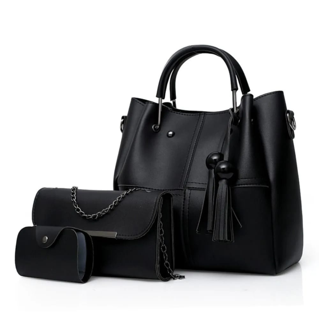 ✨Imperium Classic 3 Pcs Handbag Set (Black)✨