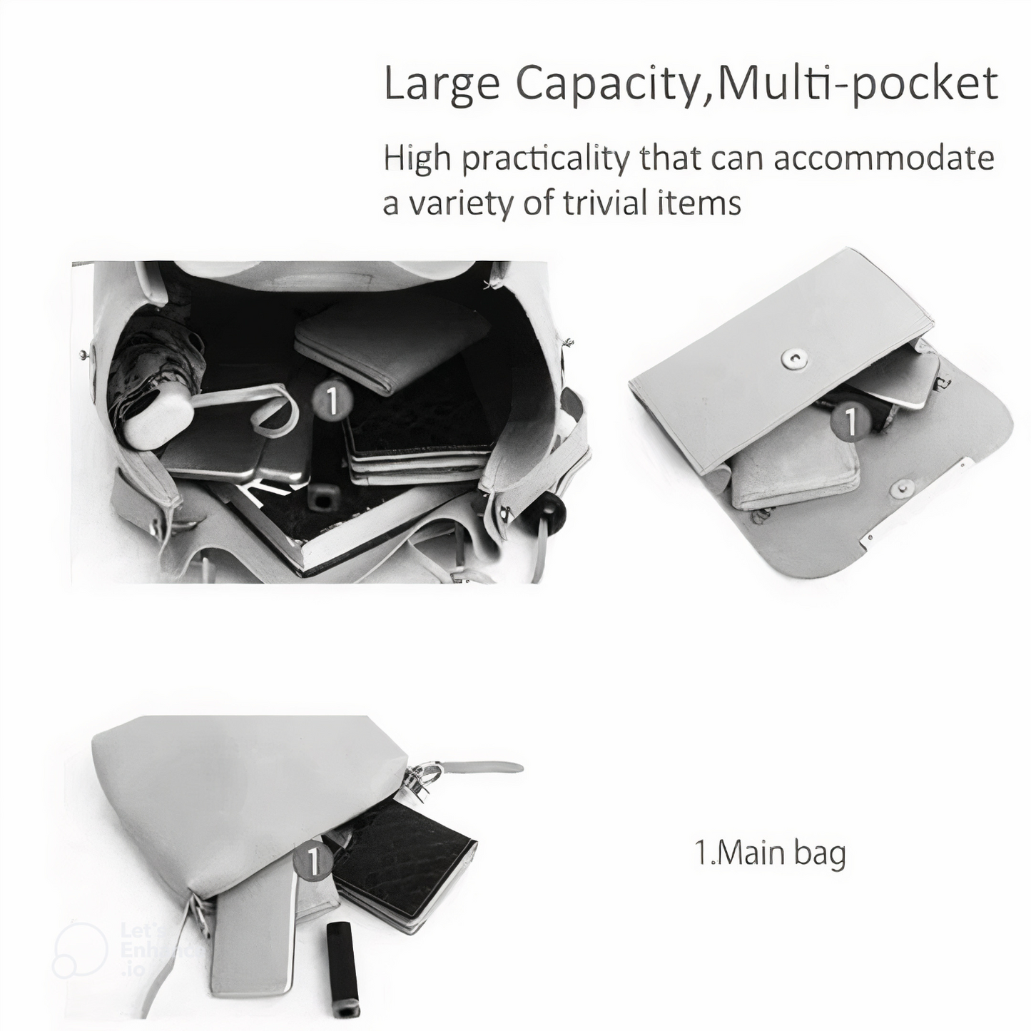 ✨Alexa 3 Pcs Handbag Set( Grey)