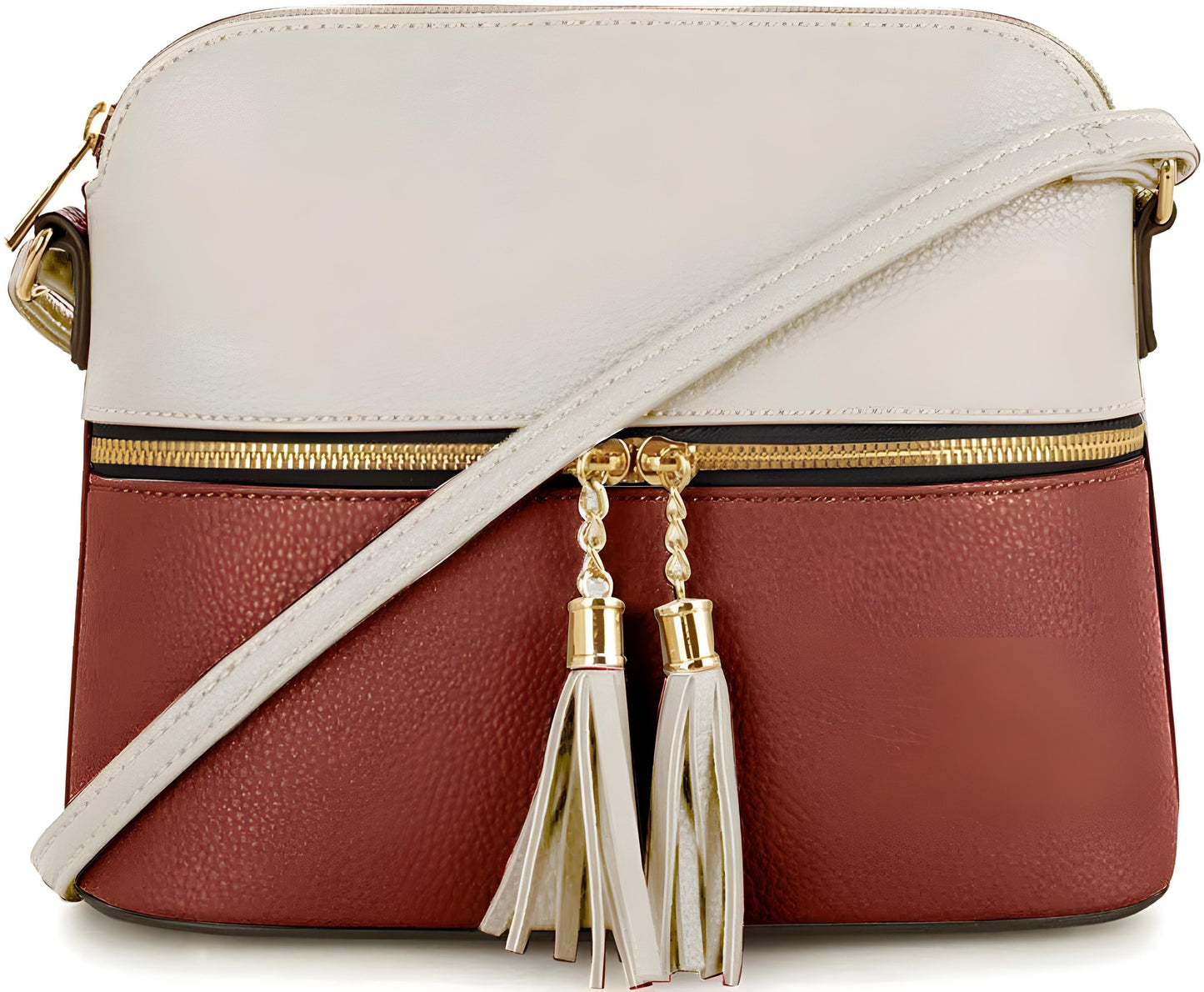 🌟ZA 3 IN 1 WHITE - Camel  Handbags