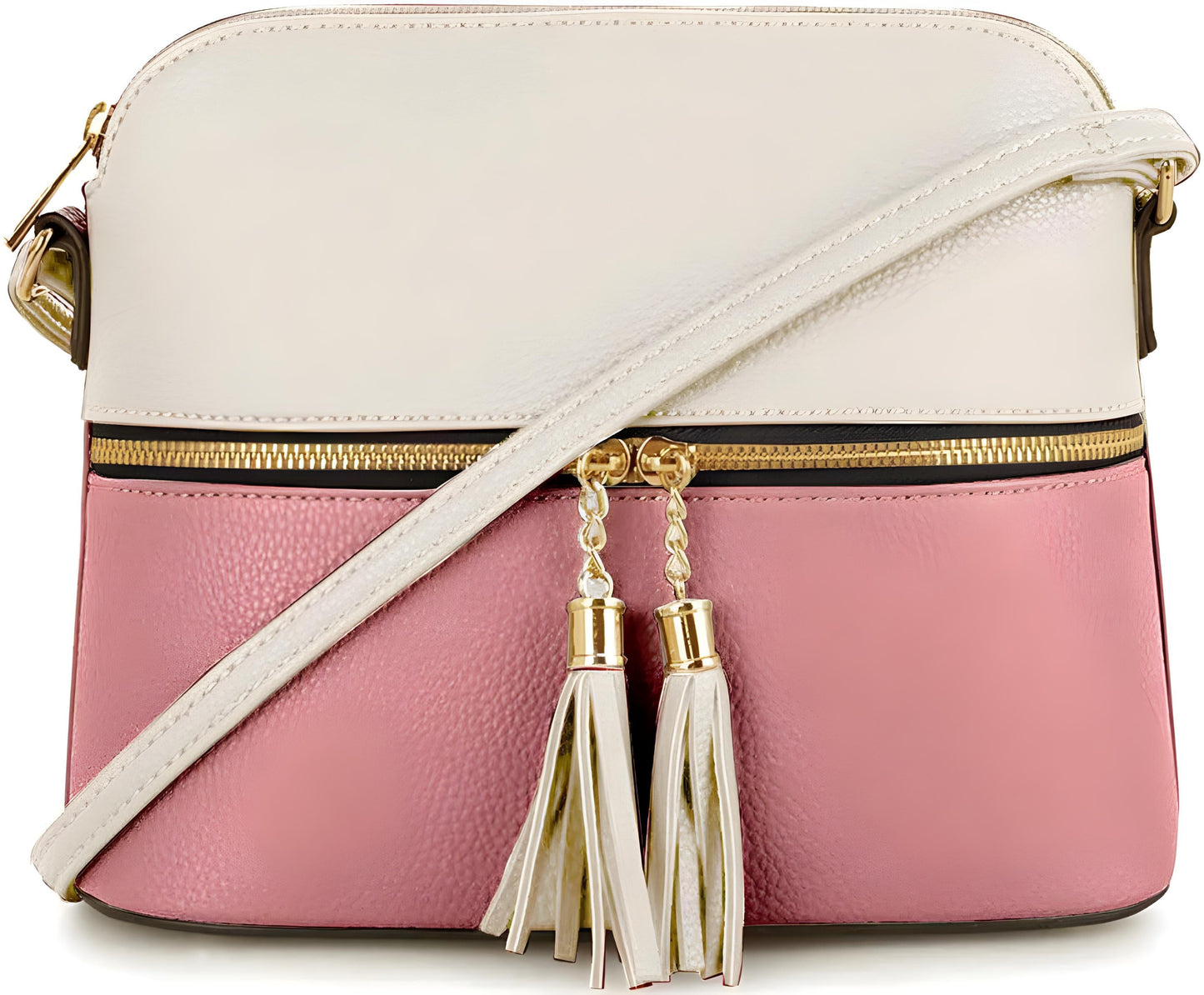 🌟ZA 3 IN 1 WHITE - PINK Handbags